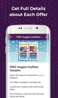 Free Samples Australia - Deals, Coupons & Contests android App screenshot 2